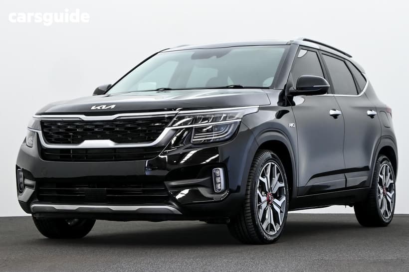 Black 2022 Kia Seltos Wagon Gt Line (Awd)