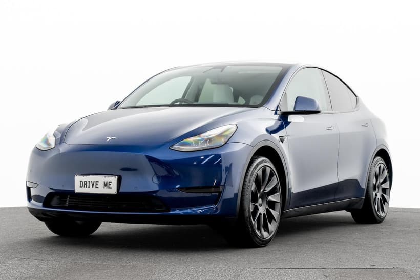 Blue 2023 Tesla Model Y Wagon Rear-Wheel Drive