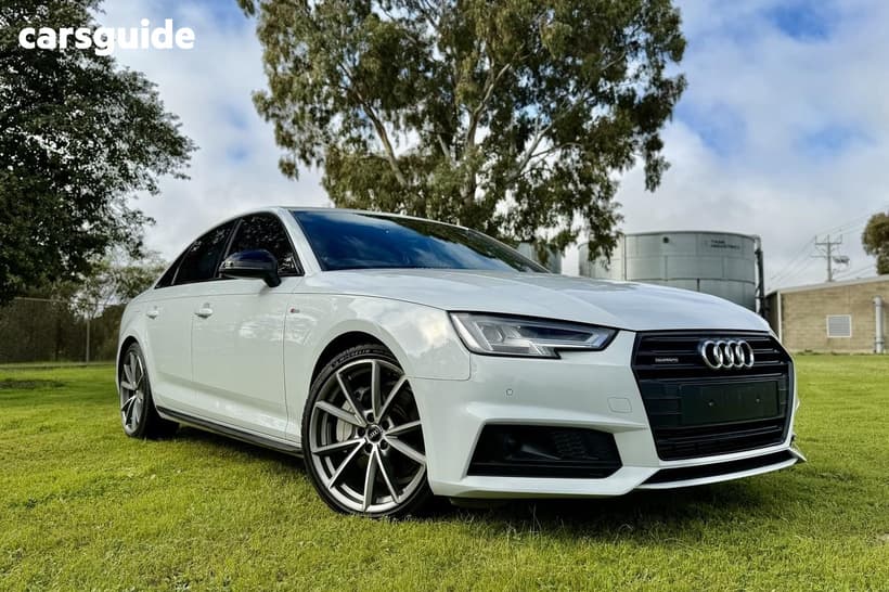 White 2018 Audi A4 Sedan 2.0 Tfsi Quattro S Tronic S Ln