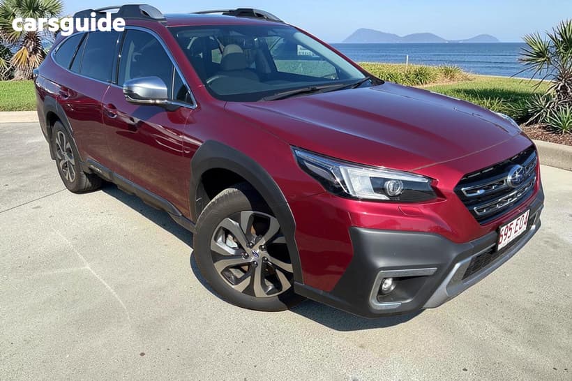 Red 2022 Subaru Outback Wagon Awd Touring