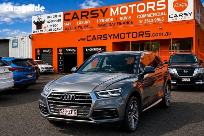 Grey 2018 Audi Q5 SUV TDI SPORT