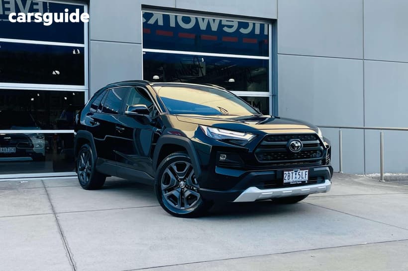 Black 2024 Toyota RAV4 Wagon Edge (Awd) Hybrid