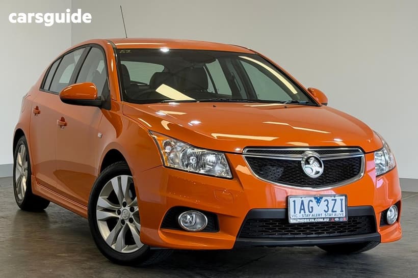 Orange 2013 Holden Cruze Hatchback Sri