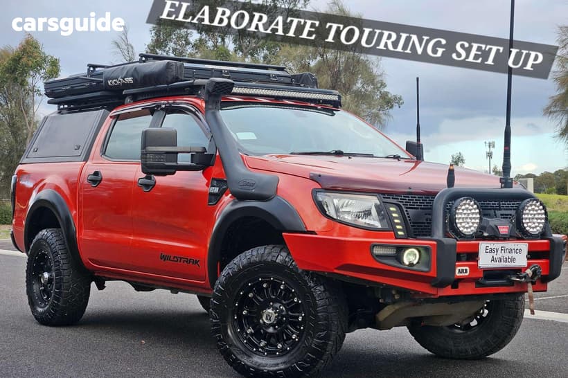 Orange 2014 Ford Ranger Crew Cab Utility Wildtrak 3.2 (4X4)