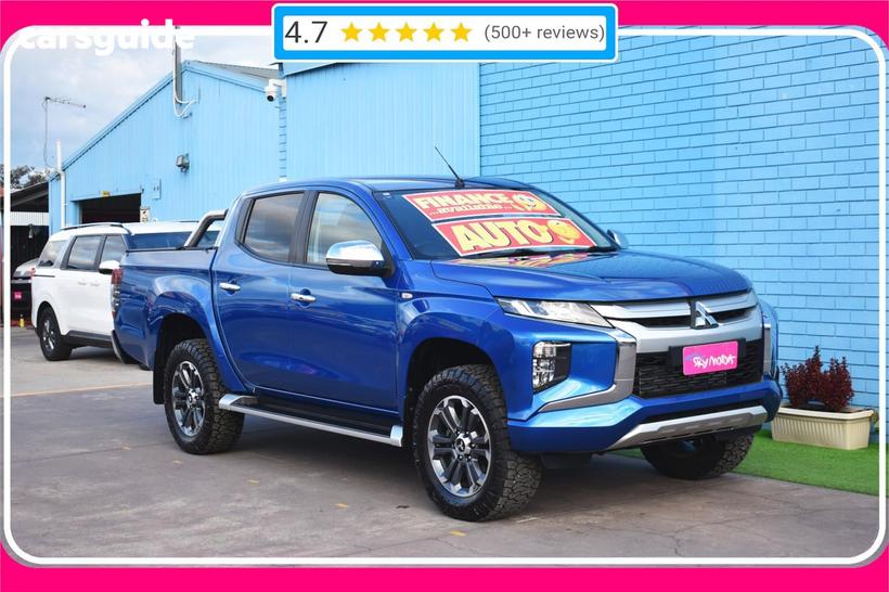 Blue 2020 Mitsubishi Triton Double Cab Pick Up Glx-R (4X4)