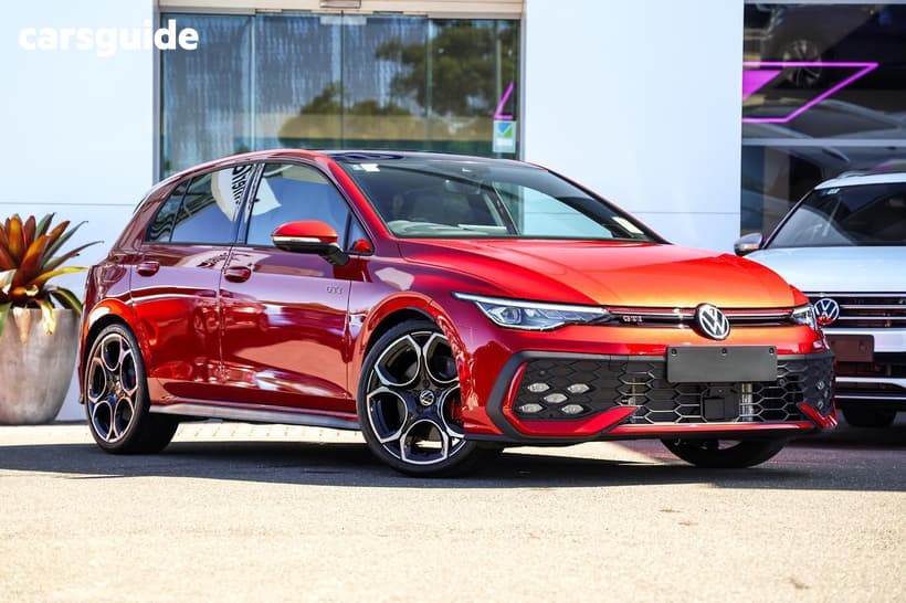 Red 2026 Volkswagen Golf Hatchback Gti