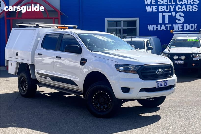 White 2019 Ford Ranger Double Cab Chassis Xl 3.2 (4X4)