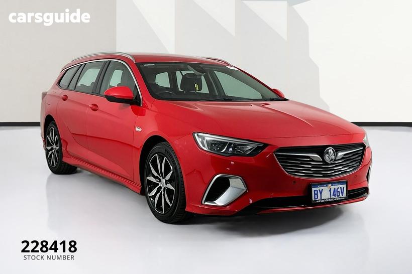 Red 2018 Holden Commodore Sportswagon Rs