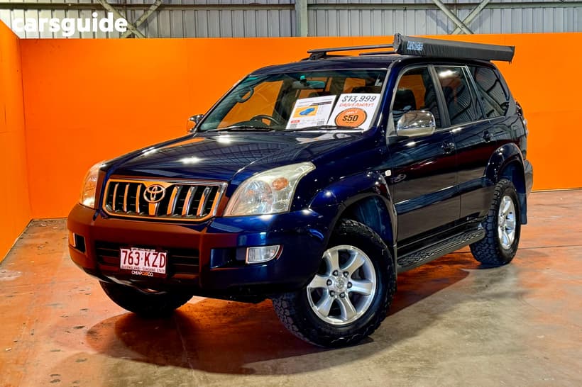 Blue 2008 Toyota Landcruiser Prado Wagon Gxl (4X4)