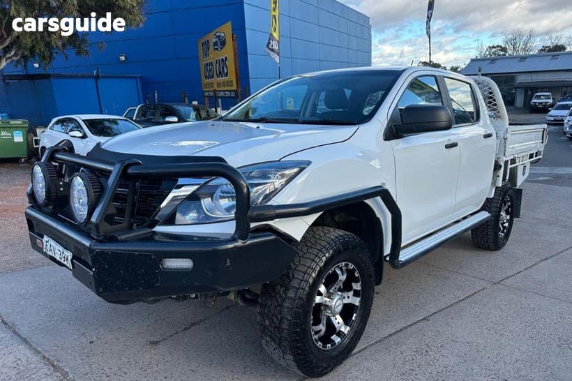 White 2019 Mazda BT-50 Dual Cab Chassis Xt (4X4) (5Yr)