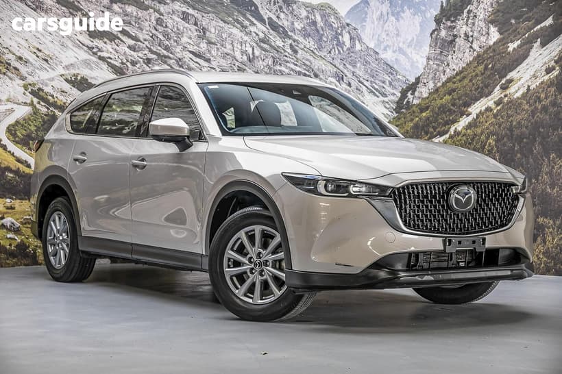 Silver 2023 Mazda CX-8 Wagon G25 Sport (Fwd)