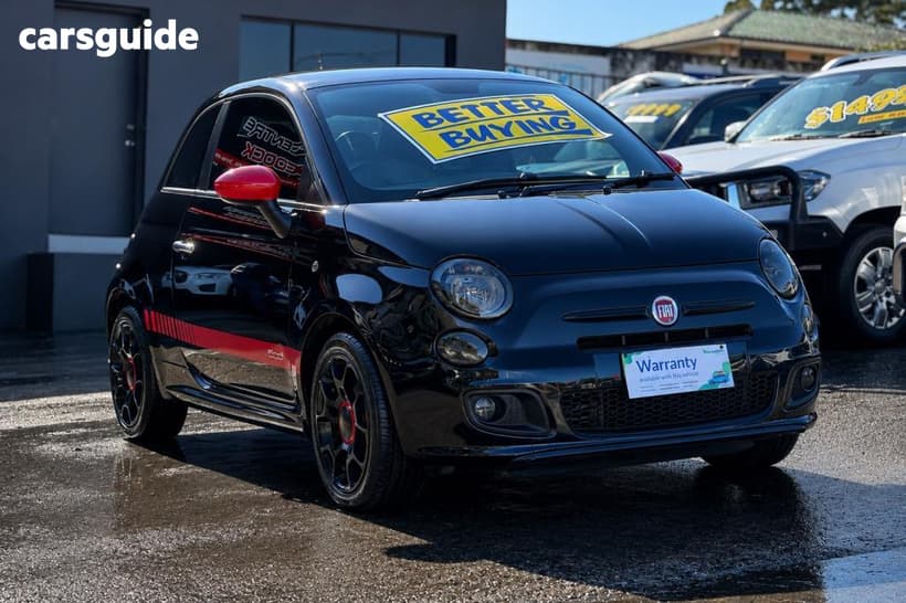 Black 2013 Fiat 500 Hatchback Twin Air Plus