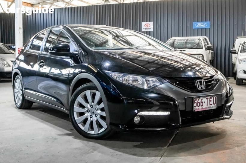 Black 2012 Honda Civic Hatchback Vti-L