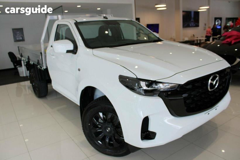 White 2026 Mazda BT-50 Freestyle Cab Chassis Xt (4X2)