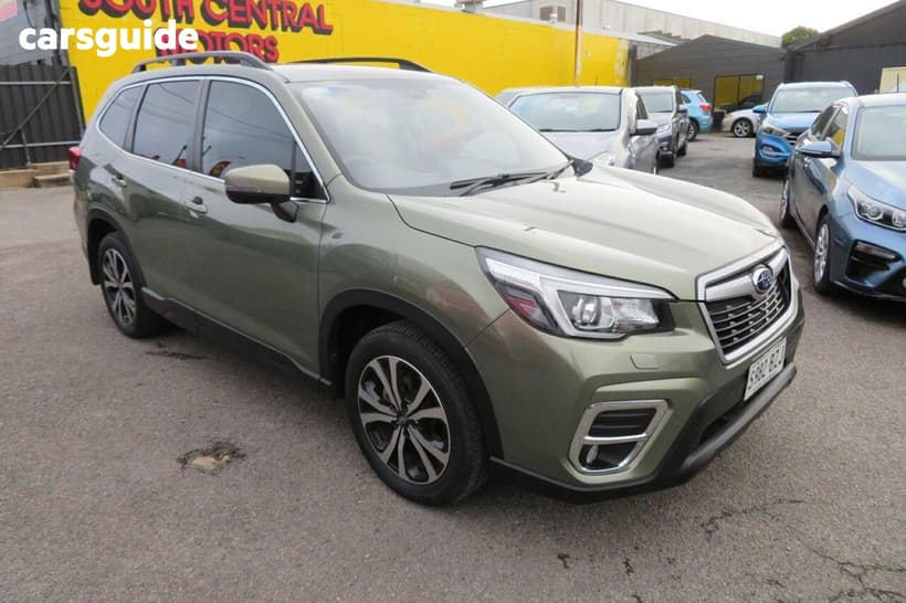 Green 2018 Subaru Forester SUV 2.5I PREMIUM