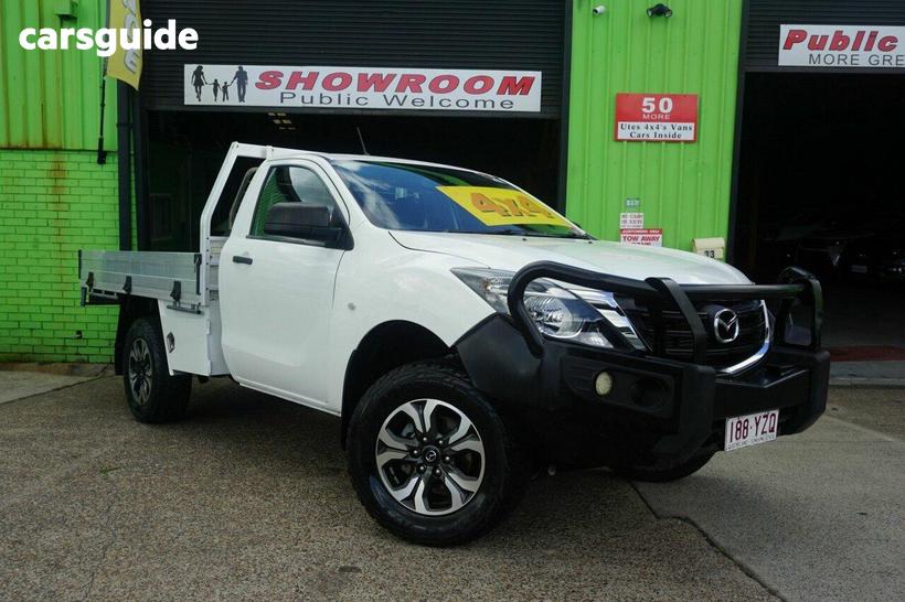 White 2019 Mazda BT-50 Cab Chassis Xt (4X4) (5Yr)