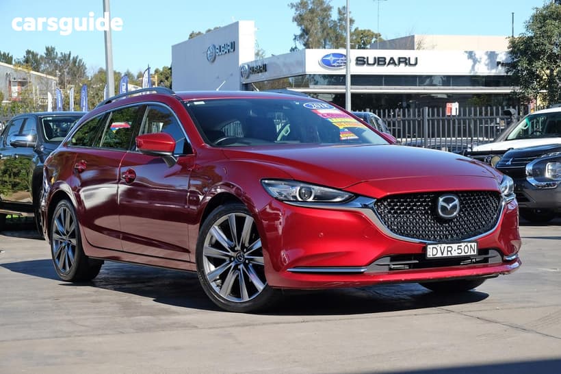 Red 2018 Mazda 6 Wagon Gt