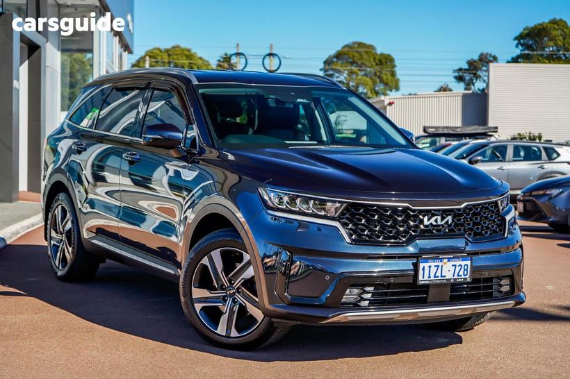 Blue 2022 Kia Sorento Wagon Sport+ 7 Seat