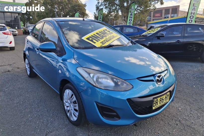 Blue 2012 Mazda 2 Hatchback Neo