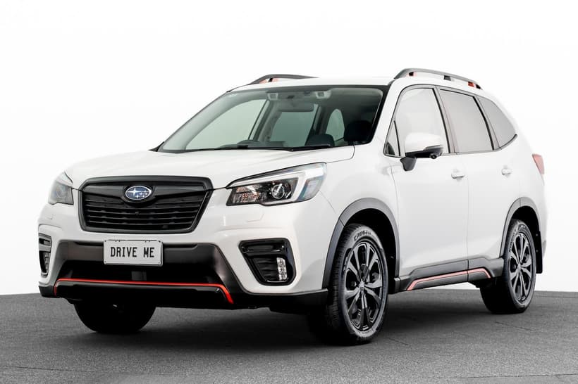 White 2021 Subaru Forester Wagon 2.5I Sport (Awd)