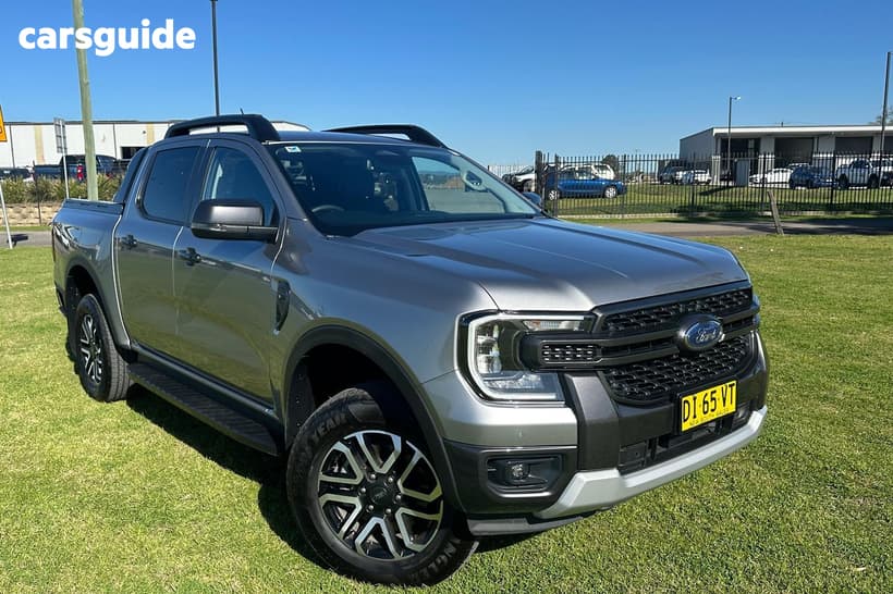 Silver 2024 Ford Ranger Double Cab Pick Up Sport 3.0 (4X4)