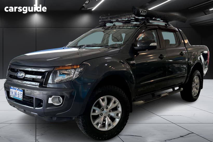 Grey 2014 Ford Ranger Crew Cab Utility Wildtrak 3.2 (4X4)