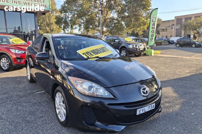Black 2012 Mazda 3 Sedan Neo