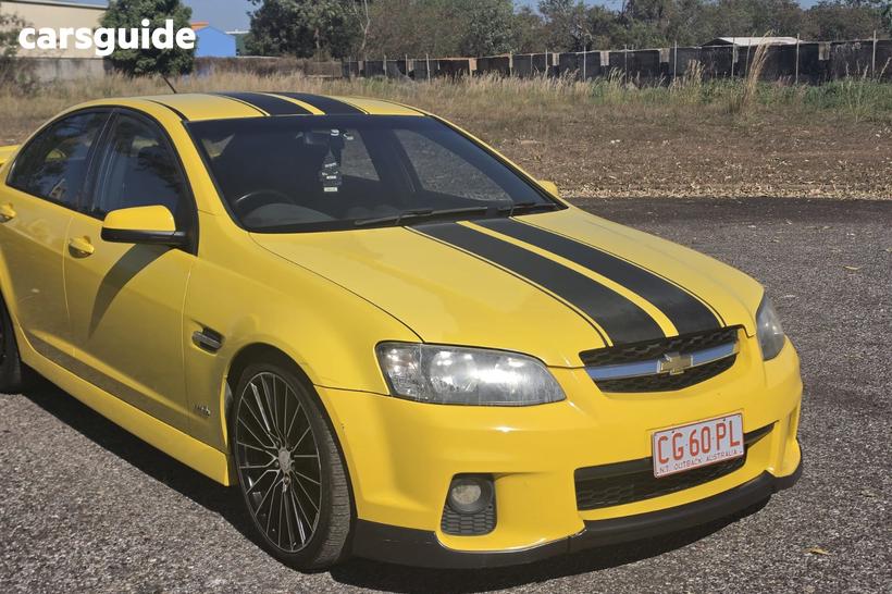 Yellow 2011 Holden Commodore Sedan Sv6