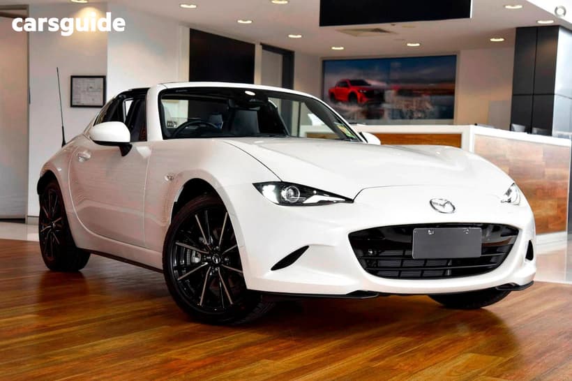 White 2026 Mazda MX-5 Convertible G20 Rf Gt