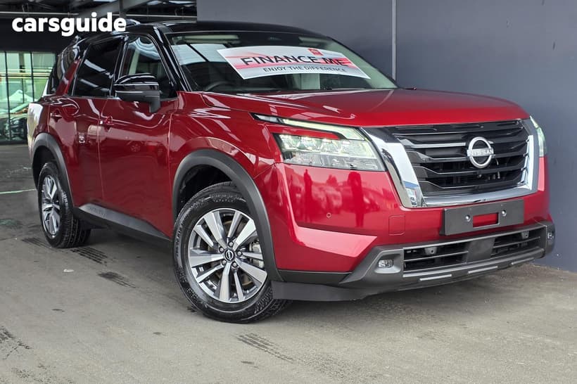 Red 2024 Nissan Pathfinder Wagon Ti (4Wd)