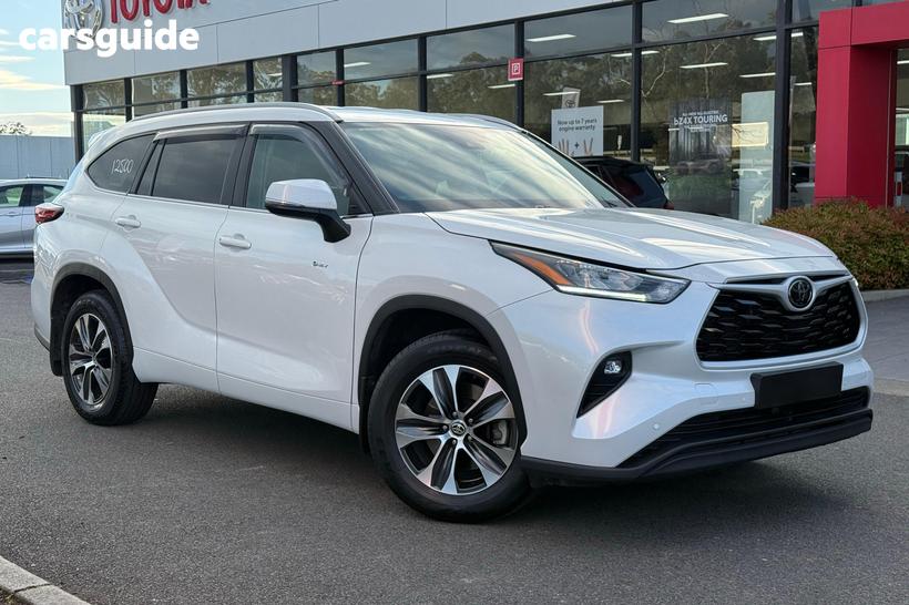 White 2025 Toyota Kluger Wagon Gxl Hybrid Awd
