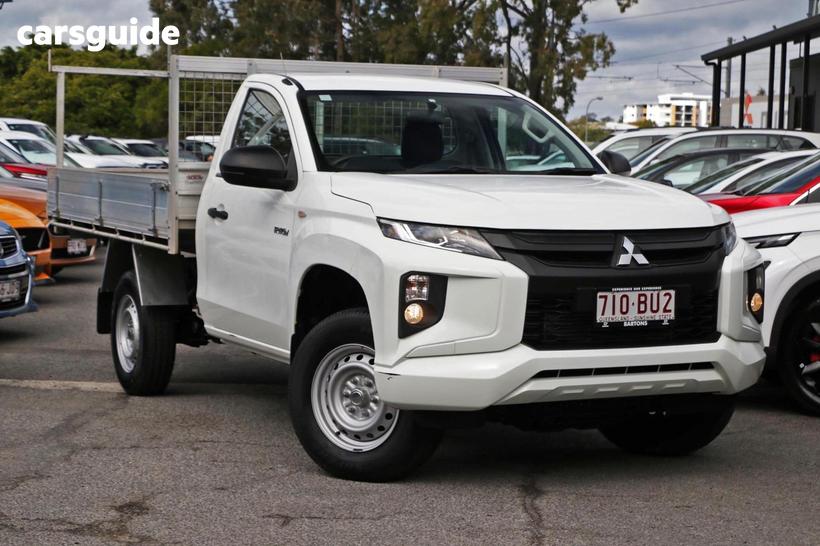 White 2021 Mitsubishi Triton Cab Chassis Glx (4X2)