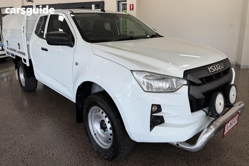 White 2020 Isuzu D-MAX Space Cab Chassis Sx (4X4)