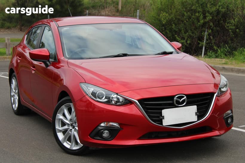 Red 2015 Mazda 3 Hatchback Sp25