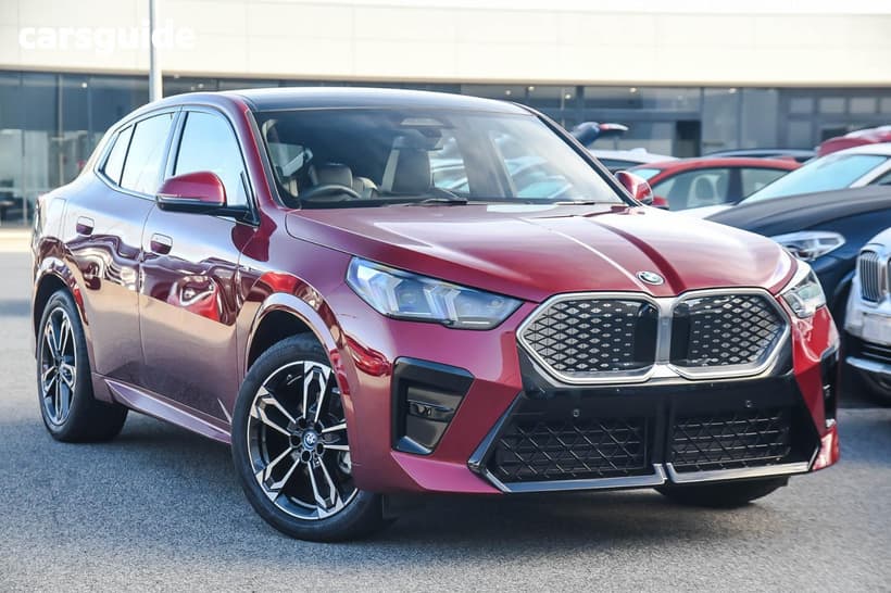 Red 2024 BMW IX2 Wagon Edrive20 M Sport