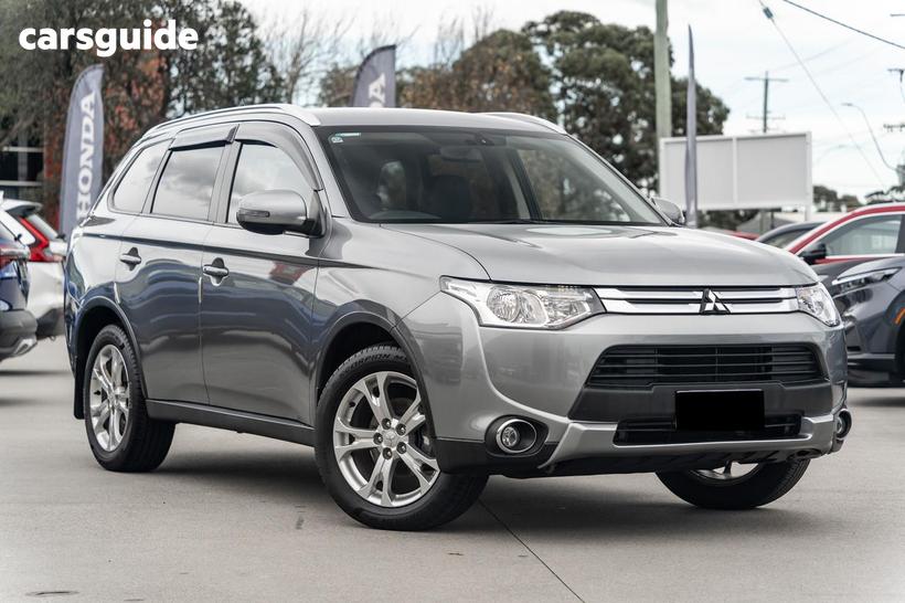 Grey 2014 Mitsubishi Outlander Wagon Ls (4X4)