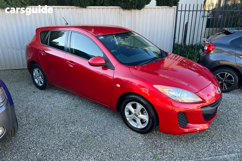 Red 2013 Mazda 3 Hatchback Neo