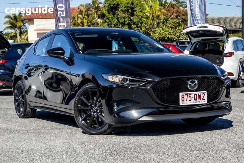 Black 2026 Mazda Mazda3 Hatchback G25 Evolve Sp Vision