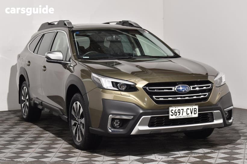 Green 2023 Subaru Outback Wagon Awd Touring Xt