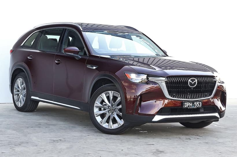 Red 2025 Mazda CX-90 Wagon G50E Gt