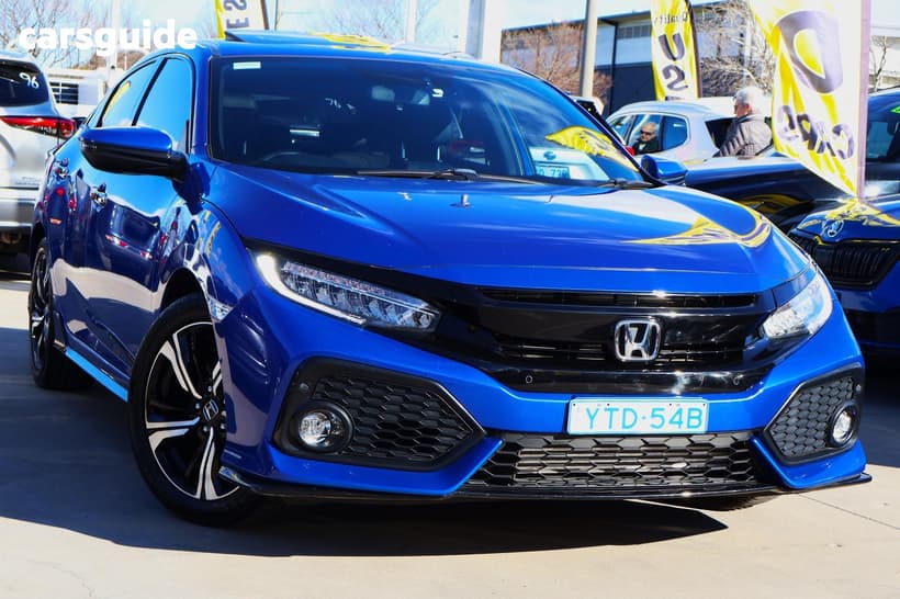 Blue 2019 Honda Civic Hatchback Rs