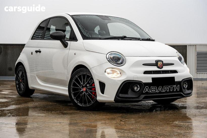White 2022 Abarth 695 Hatchback Competizione