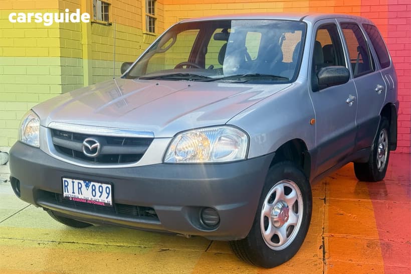 Silver 2001 Mazda Tribute Wagon Limited