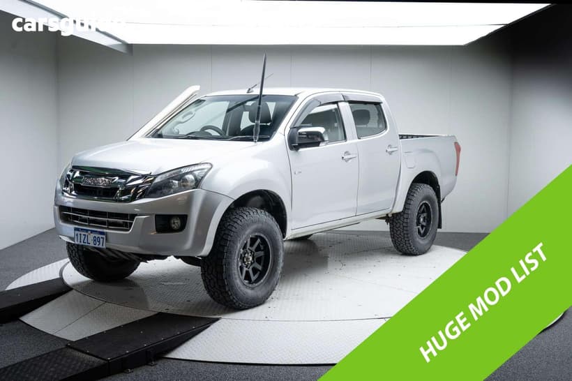 Silver 2013 Isuzu D-MAX Crew Cab Utility Ls Hi-Ride (4X2)