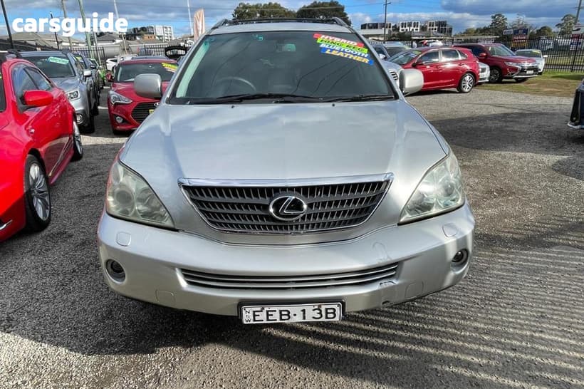 Silver 2007 Lexus RX SUV HYBRID MHU38R