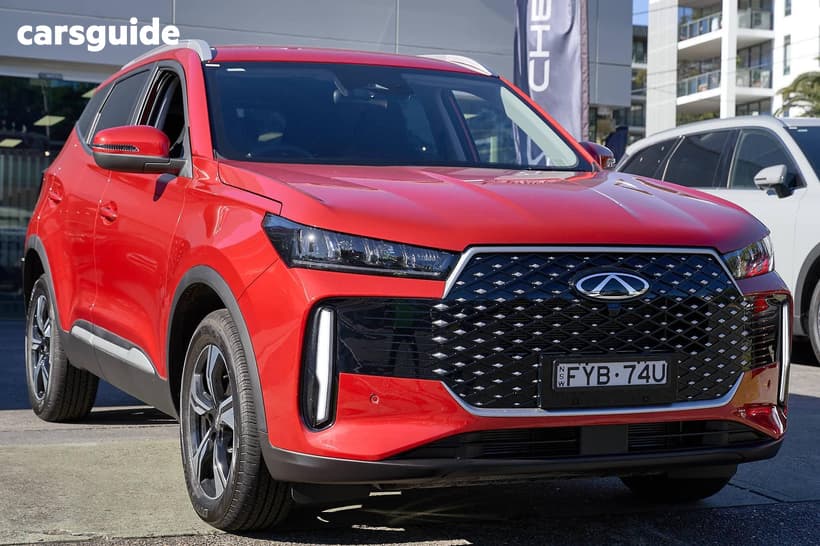 Red 2025 Chery Tiggo 4 Wagon Urban
