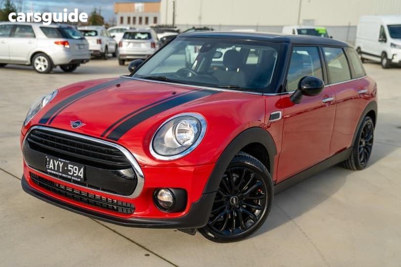 Red 2018 Mini Clubman Wagon Cooper