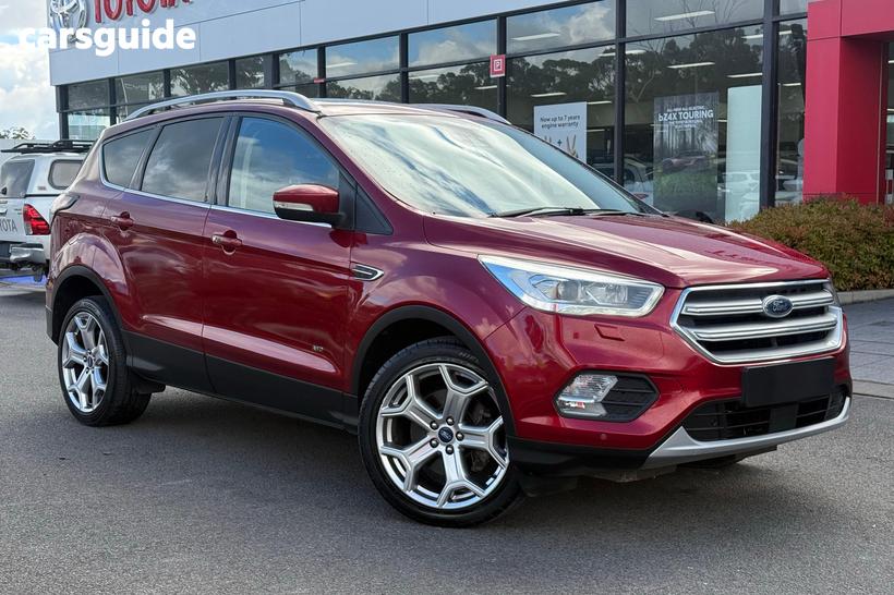 Red 2018 Ford Escape Wagon Titanium (Awd)