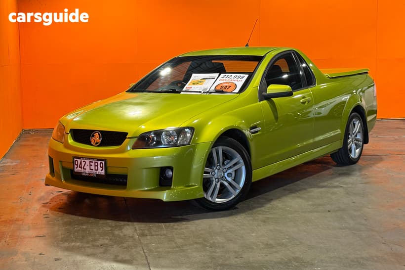 Green 2007 Holden Commodore Utility Sv6
