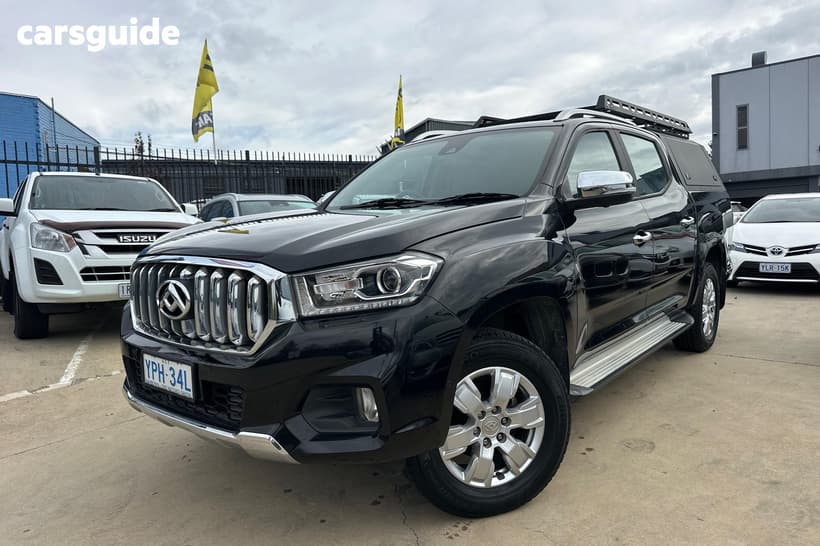 Black 2021 LDV T60 Double Cab Utility Luxe (4X4)